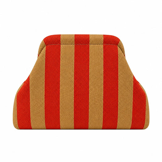 Striped Red and Camel