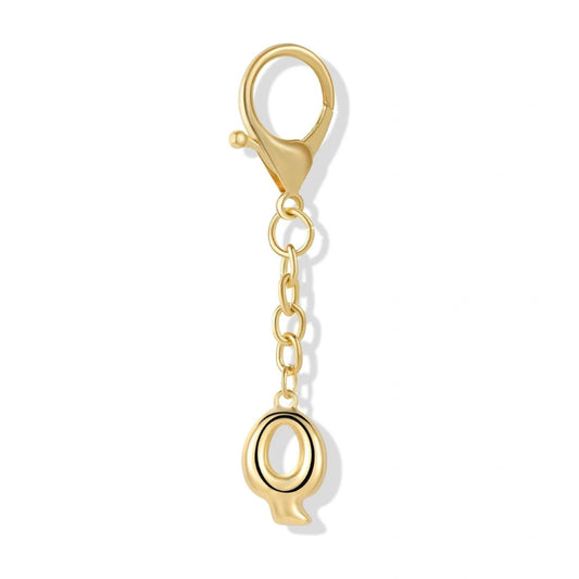 Bubble Initial Letter - Bag Charm