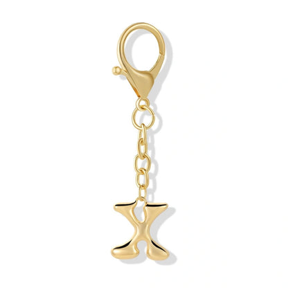 Bubble Initial Letter - Bag Charm