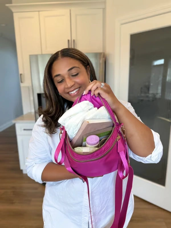 A Full Mom Day Fits Inside — Your Stuff Included