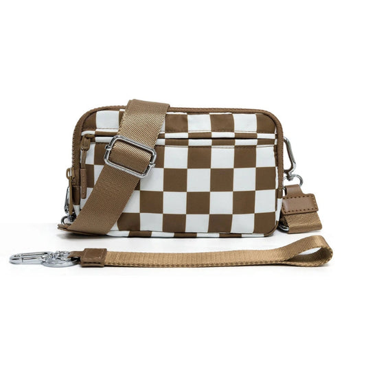 conic-gradient(from 90deg, #6b4f42 25%, #FFFFFF 0 50%, #6b4f42 0 75%, #FFFFFF 0)
