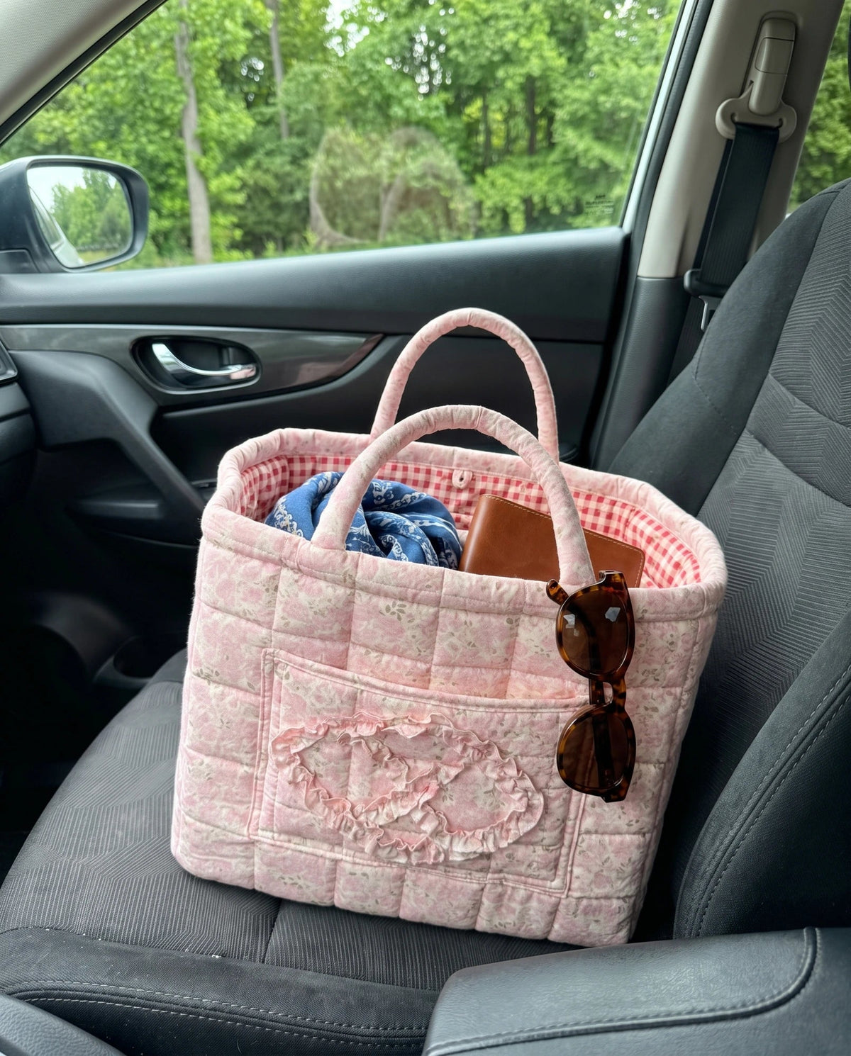 Quilty quilted basket