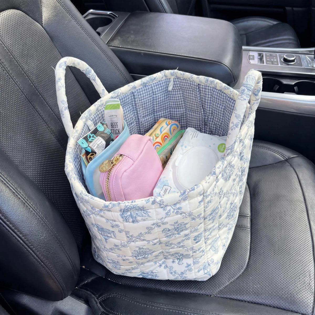 Quilty quilted basket