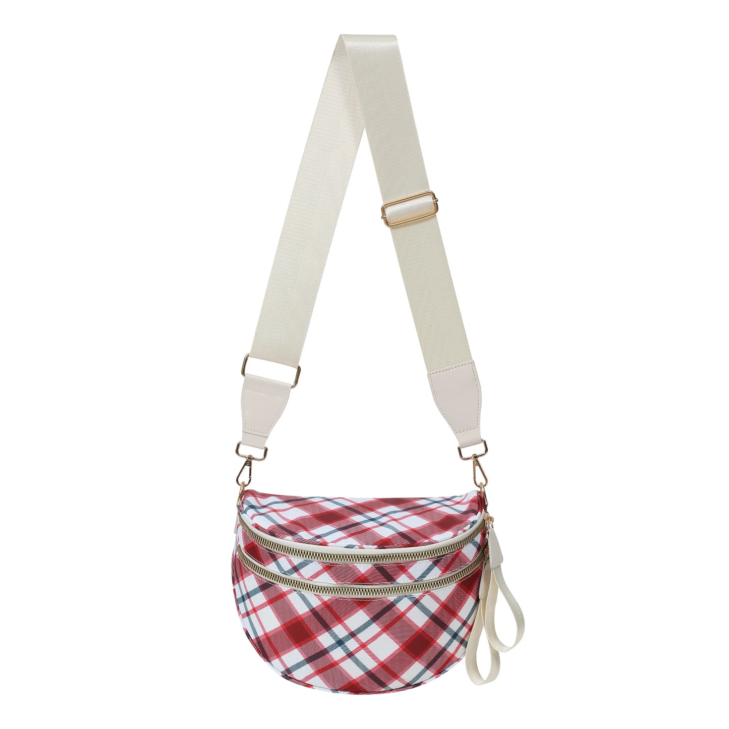 linear-gradient(125deg,
  #f4f1ec 0 30%,      /* rouge plaid principal */
  #2f3f4f 30% 35%,    /* ligne bleu-gris */
  #b61f2a 35% 47%,    /* rouge plaid */
  #f4f1ec 47% 53%,    /* ligne blanche / écru */
  #b61f2a 53% 65%,    /* rouge plaid */
  #2f3f4f 65% 70%,    /* deuxième ligne bleu-gris */
  #f4f1ec 70% 100%    /* rouge jusqu’à la fin */
);
