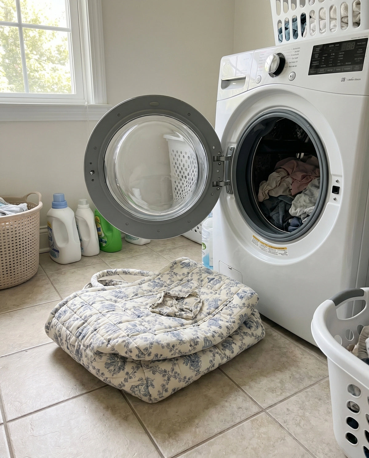 Quilty quilted basket