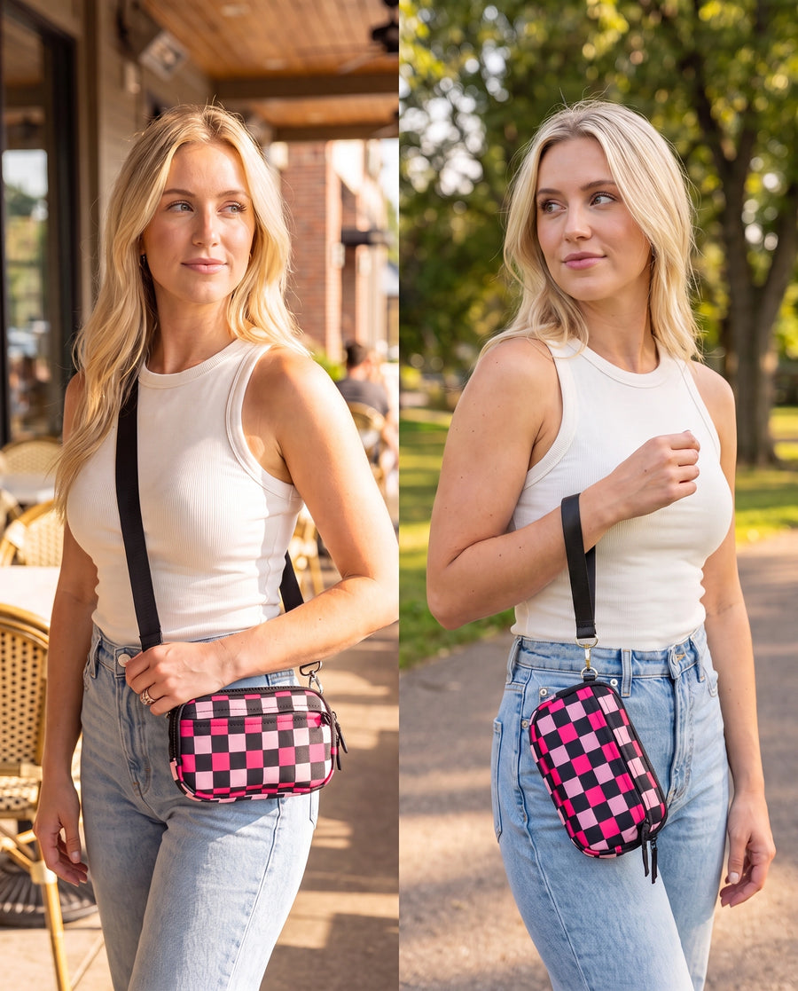 One Crossbody Wallet, Three Ways to Wear