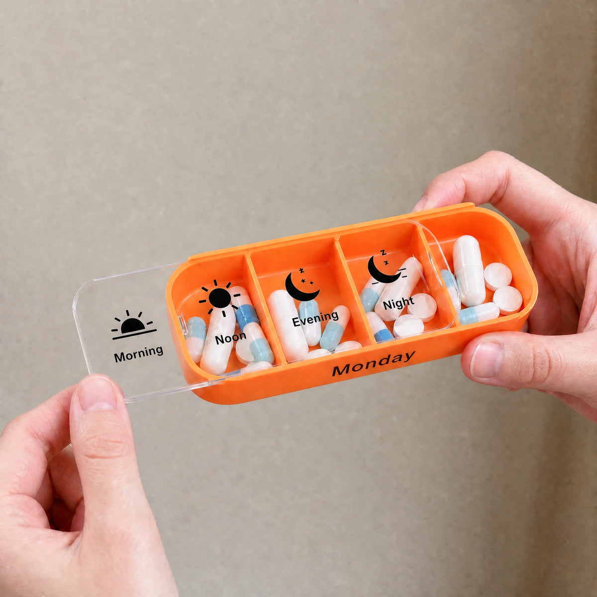 Stacky – The Slide-Out Pill Organizer