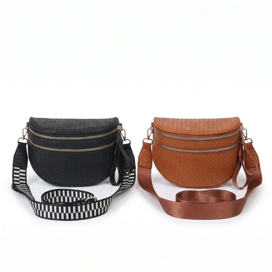 The Woven Leather Bum Bag — Buy 1, Get 1 FREE