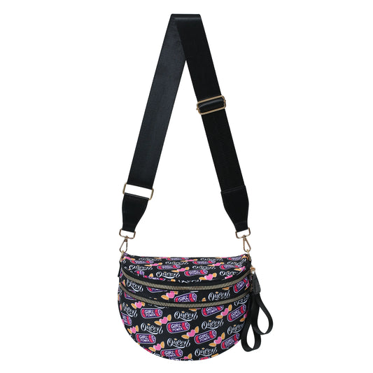 linear-gradient(
  135deg,
  #101211 0 42%,    
  #d18e48 42% 48%,  
  #e064a0 48% 54%,  
  #101211 54% 100% 
)
